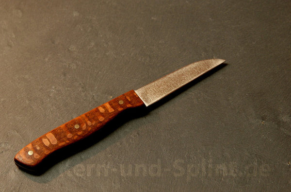 Beispiel Messer Restauriert rostfrei Perlholz Elfenholz